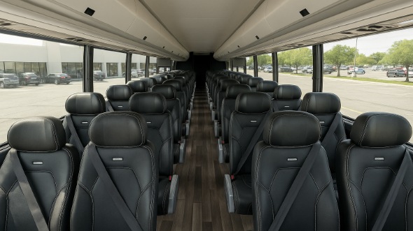 Interior of Charter Bus Company Surprise's 20 Passenger Mini bus in Surprise
