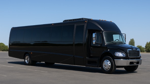 Exterior of Charter Bus Company Peoria's 25 Passenger Mini bus in Peoria