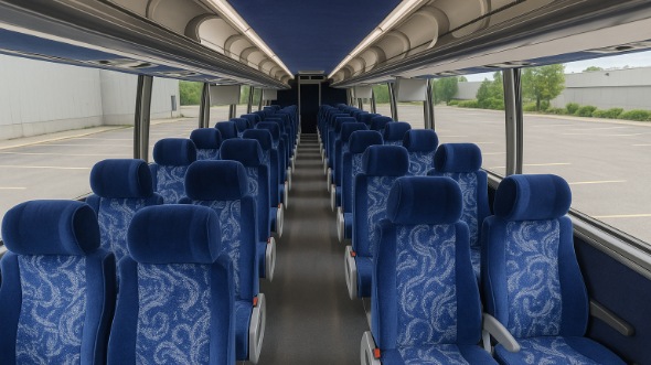 Interior of Charter Bus Company Phoenix's 54 Passenger Charter Bus in Phoenix