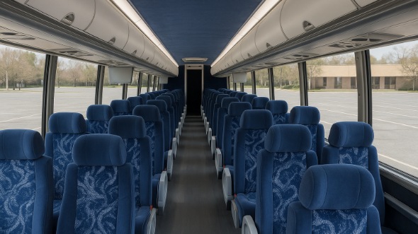 maricopa 54 passenger charter bus inside