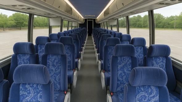 maricopa 55 passenger charter bus inside